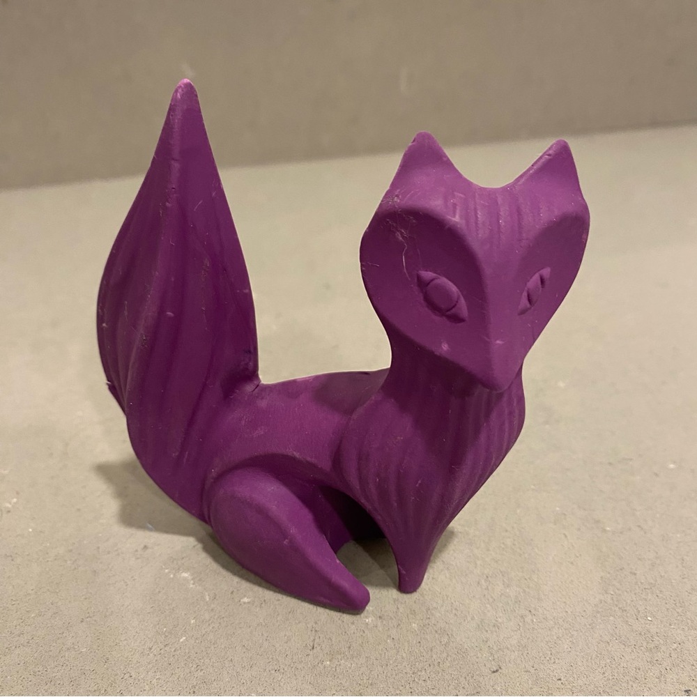 Jonathan Adler Purple Fox Eraser